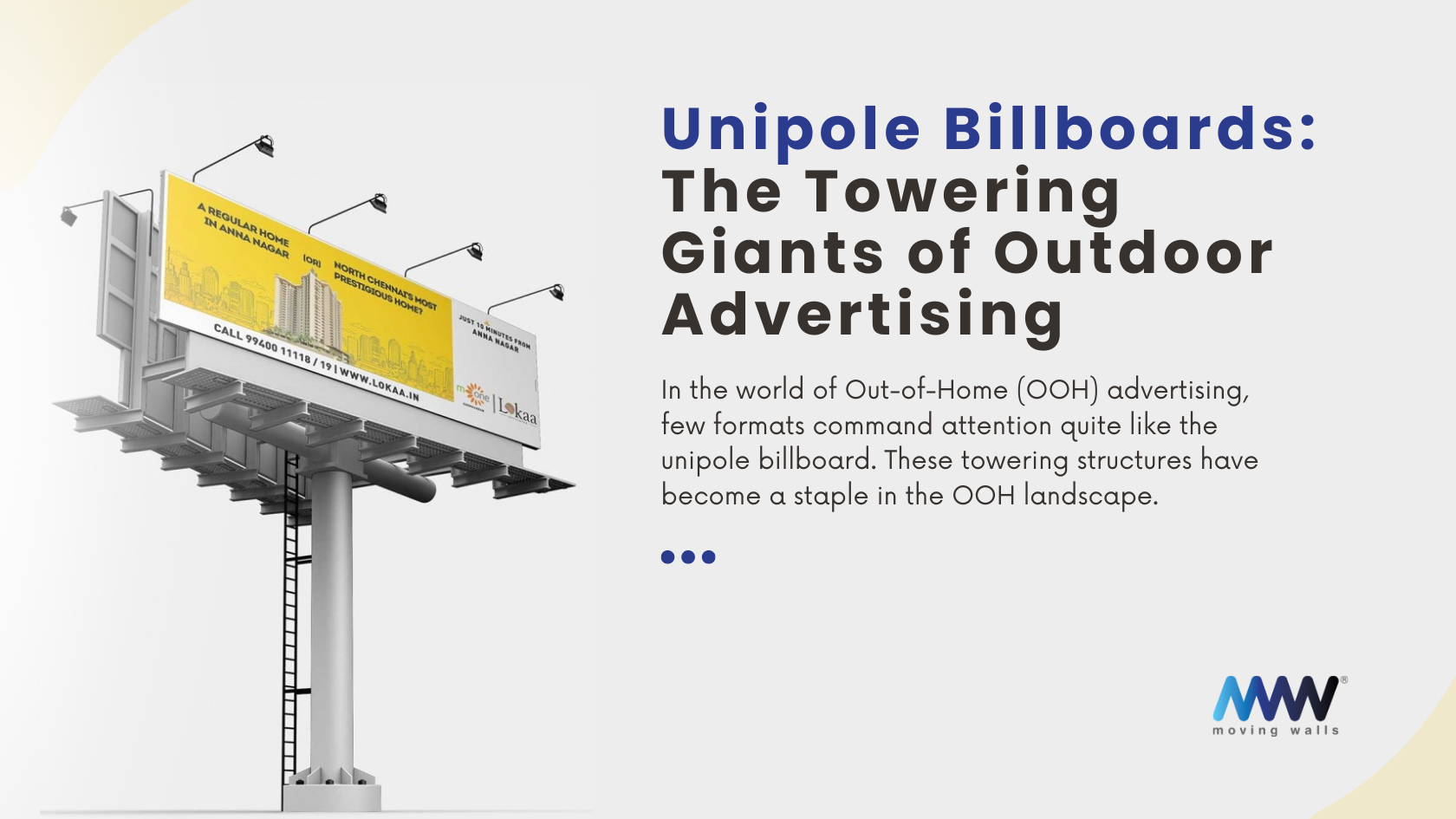 Unipole Billboards: The Towering Giants of Outdoor Advertising