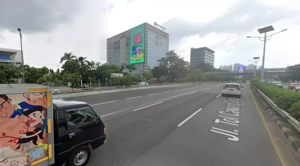 LED Videotron Gedung Samudera Indonesia, Jl. Letjen. S. Parman, Jakarta Barat